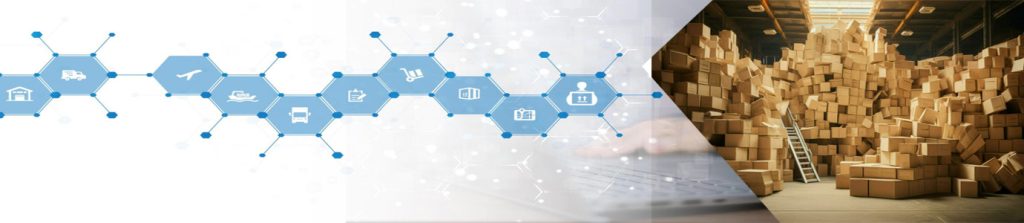 تصویر تعدادی کارتن روی هم انبار شده به عنوان انبارداری